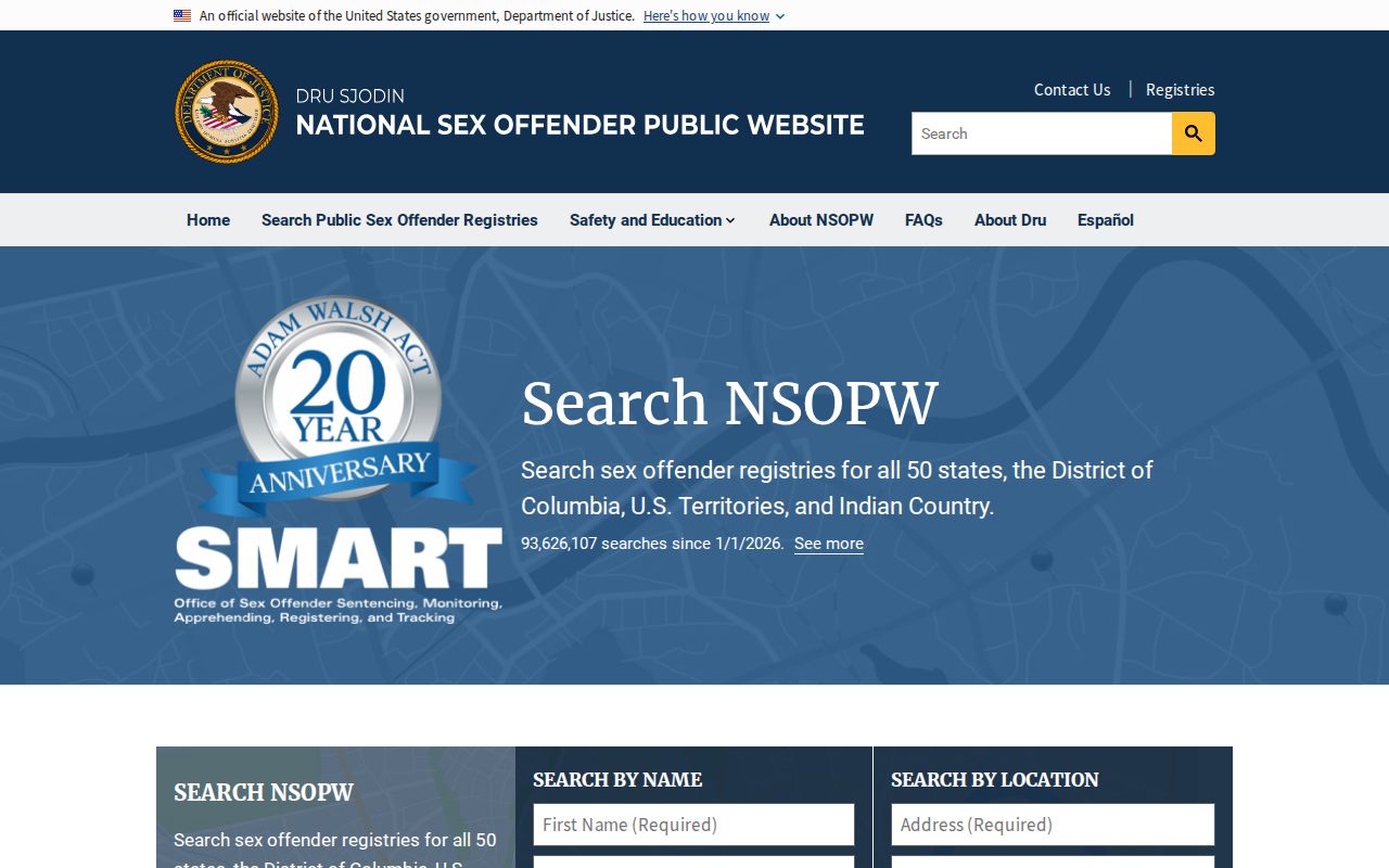 Aiken County sex offender lookup national registry search